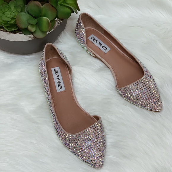 flat shoes bling bling